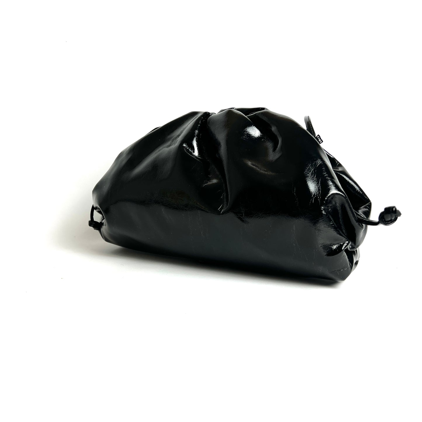 Black Metallic Clutch Bag - Large - Little Touch