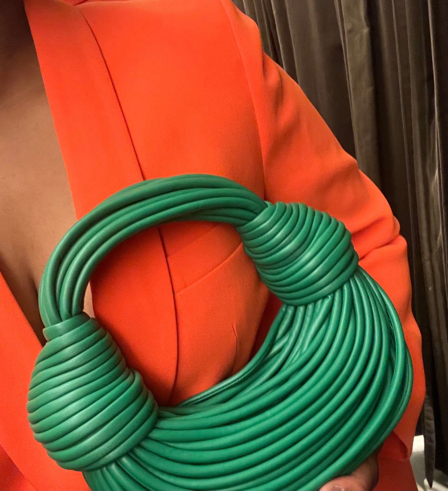 Green Double Knot Handbag - Little Touch